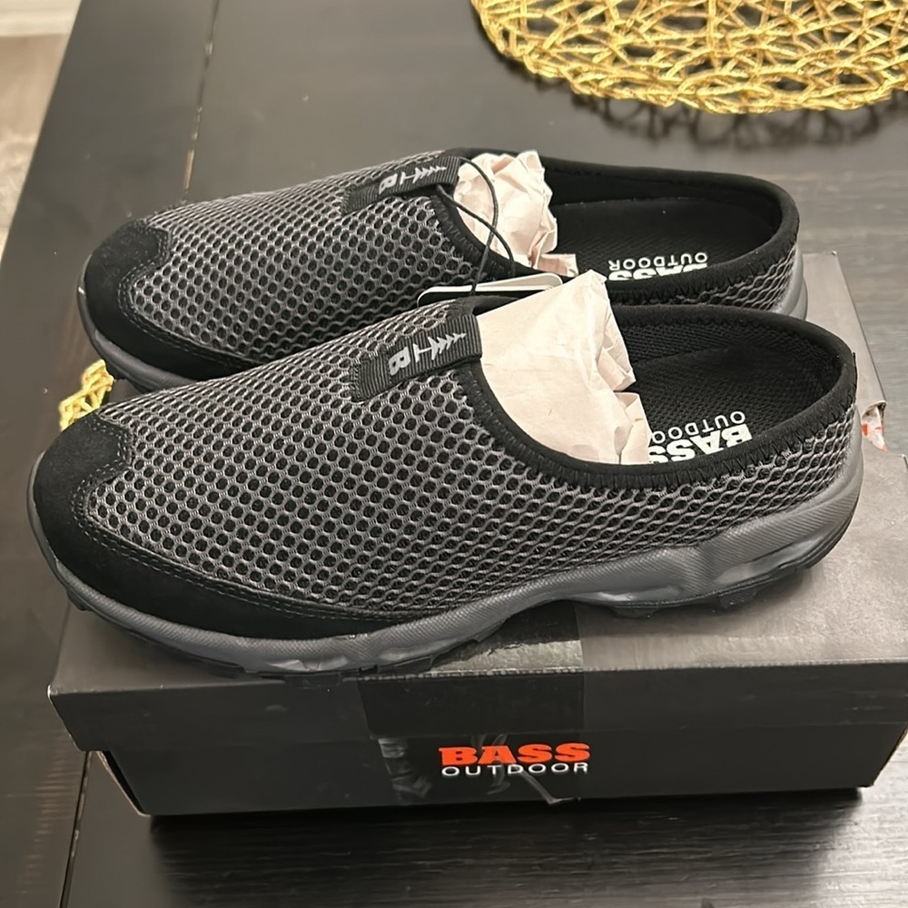BASS OUTDOOR Women's Aqua MESH Slide Hiking Shoe, Asphalt, US 7 - Picture 8 of 10